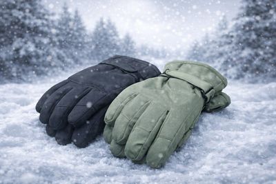 Waterproof Parachute Olive Green Snow Glove