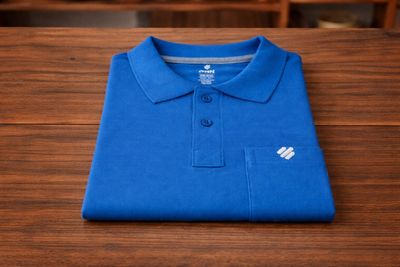 ONN Royal Blue Collar Polo Matty T shirt