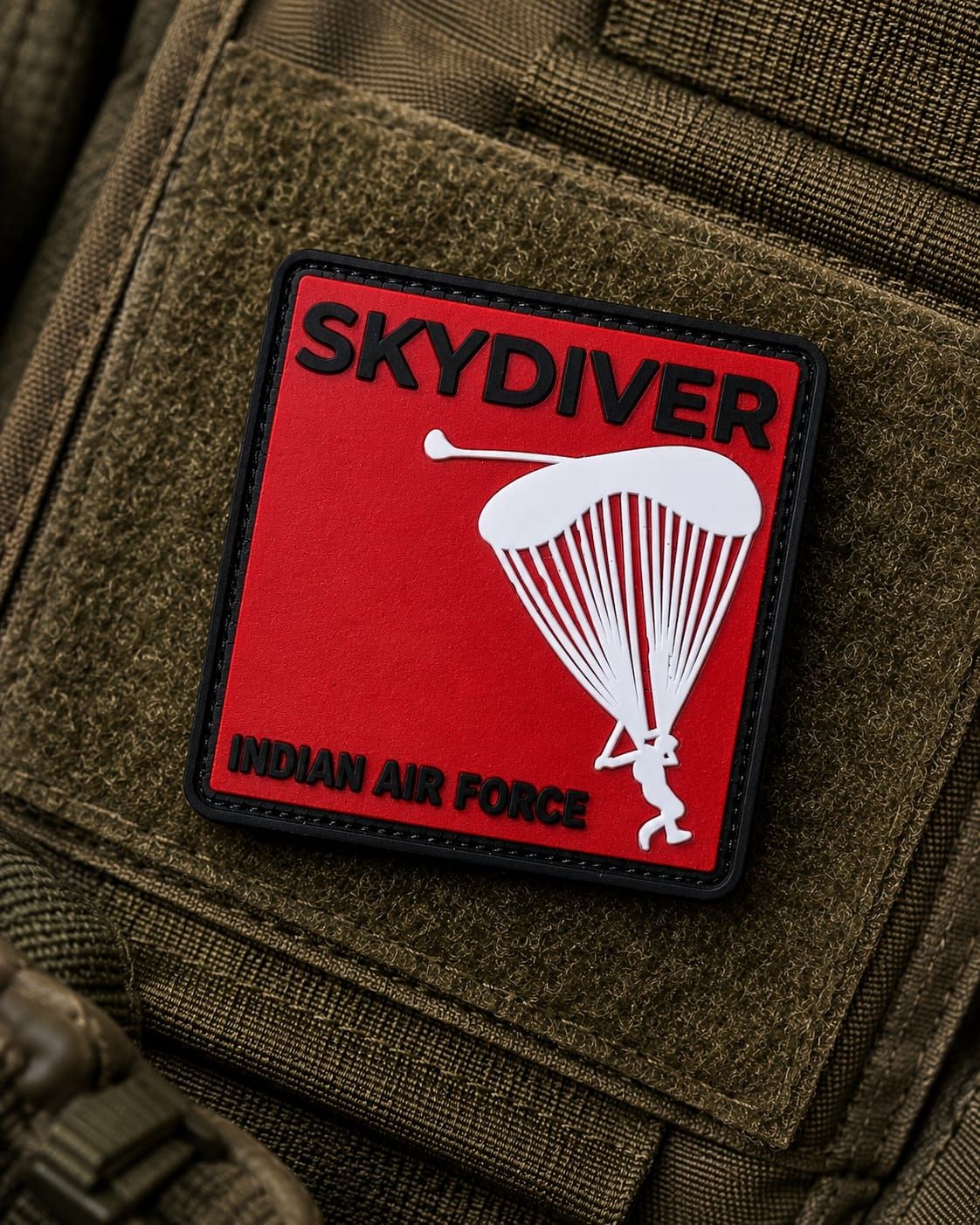 Skydiver Silicon Arm Patch