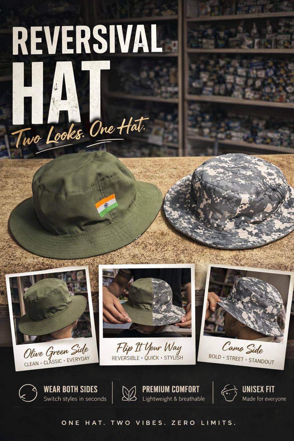 Airforce New Combat Reverseval Hat