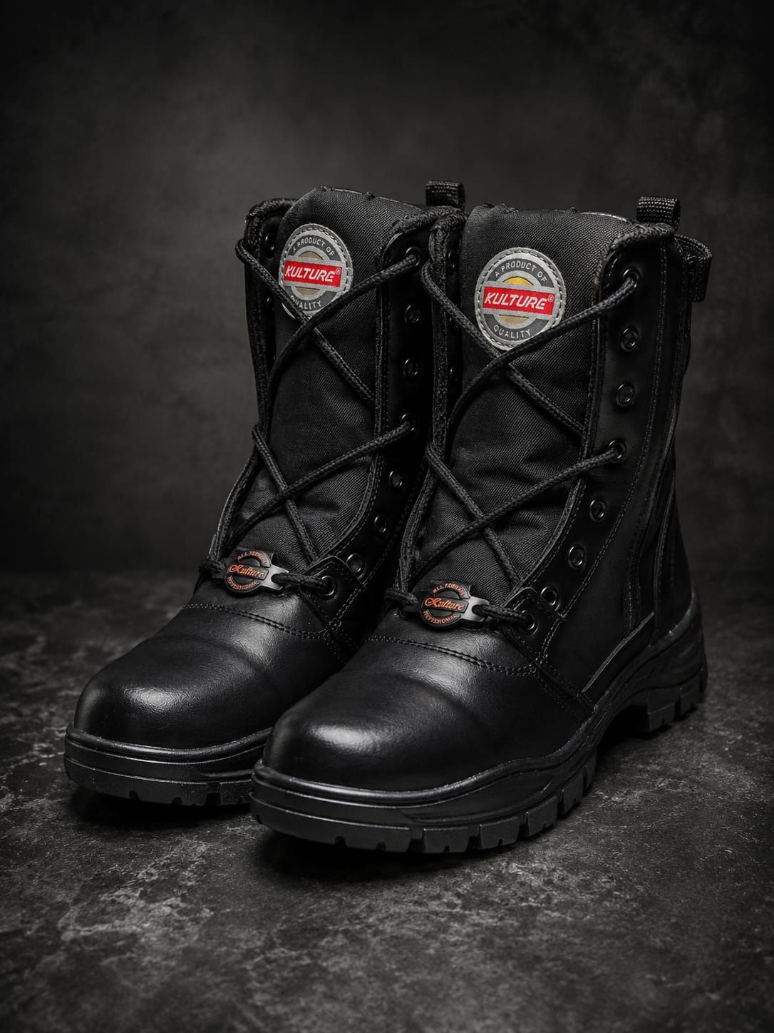 Liberty Kulture Side Zip Combat Shoe