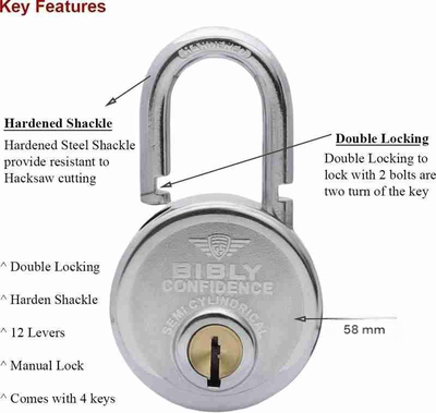 Bibly Confidence Padlock
