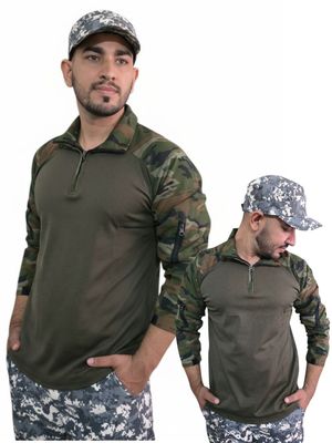 URI Zipper Full Sleeve Tactical T shirt