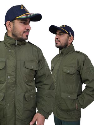 Array 4 Pocket Overall Green Jacket