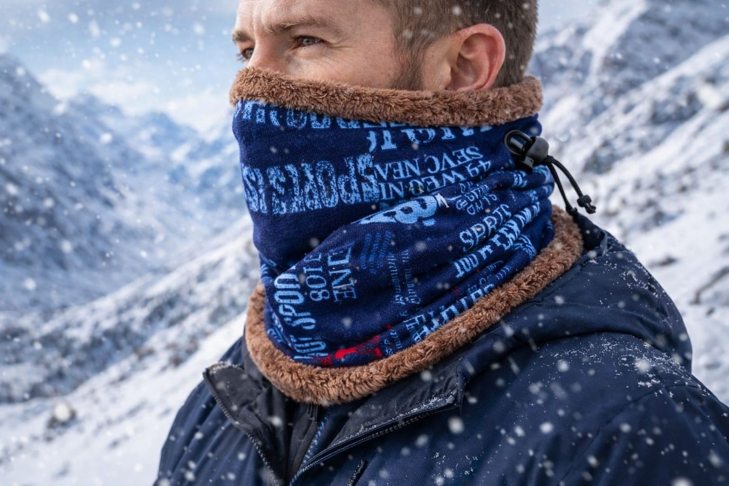 Ultra Warm Colourfull Furrline Nose &amp; Neck Guard