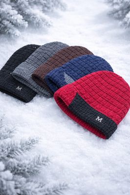 Colourfull Velvet Warm Caps