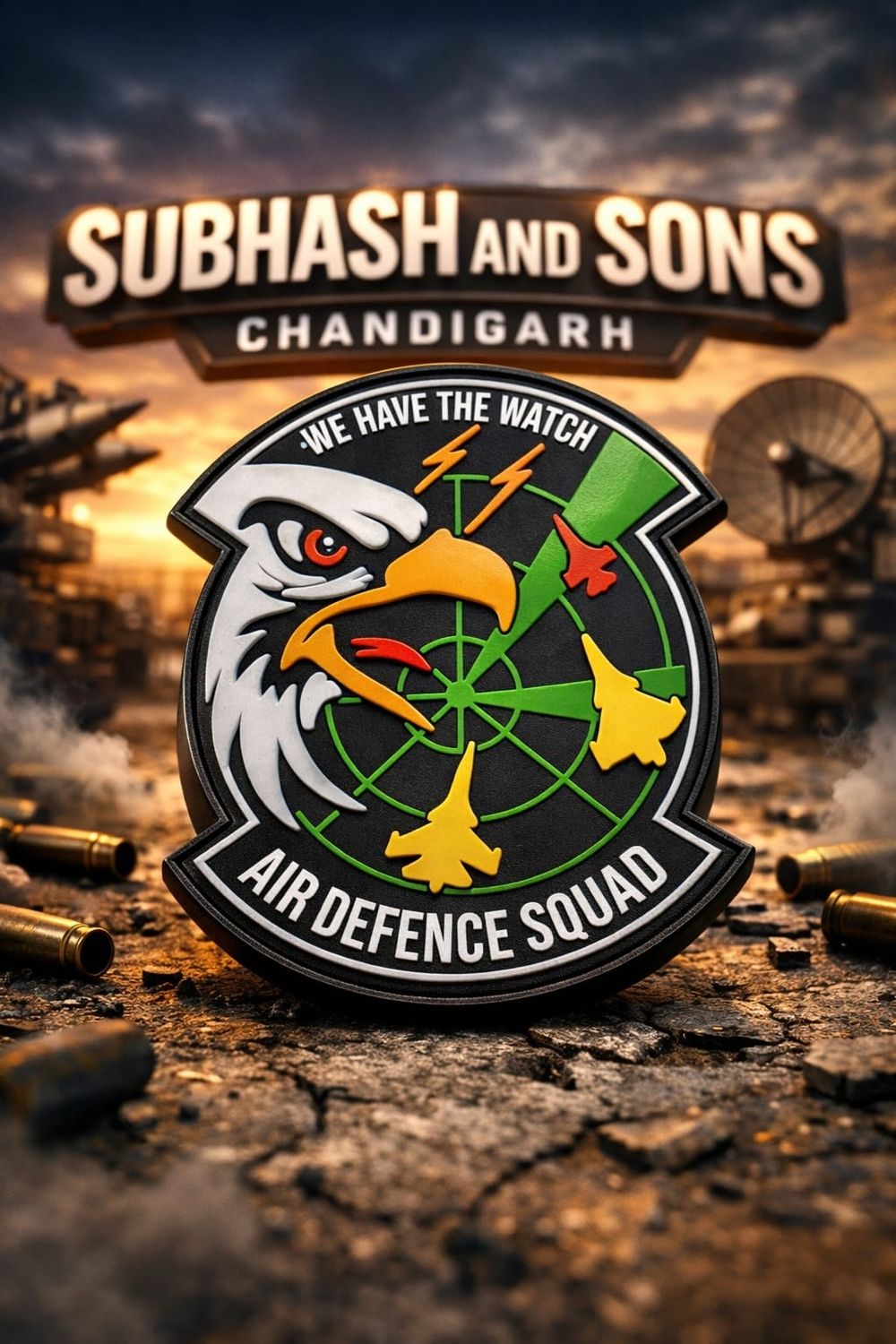 Air Defence Squad Silicon Patch