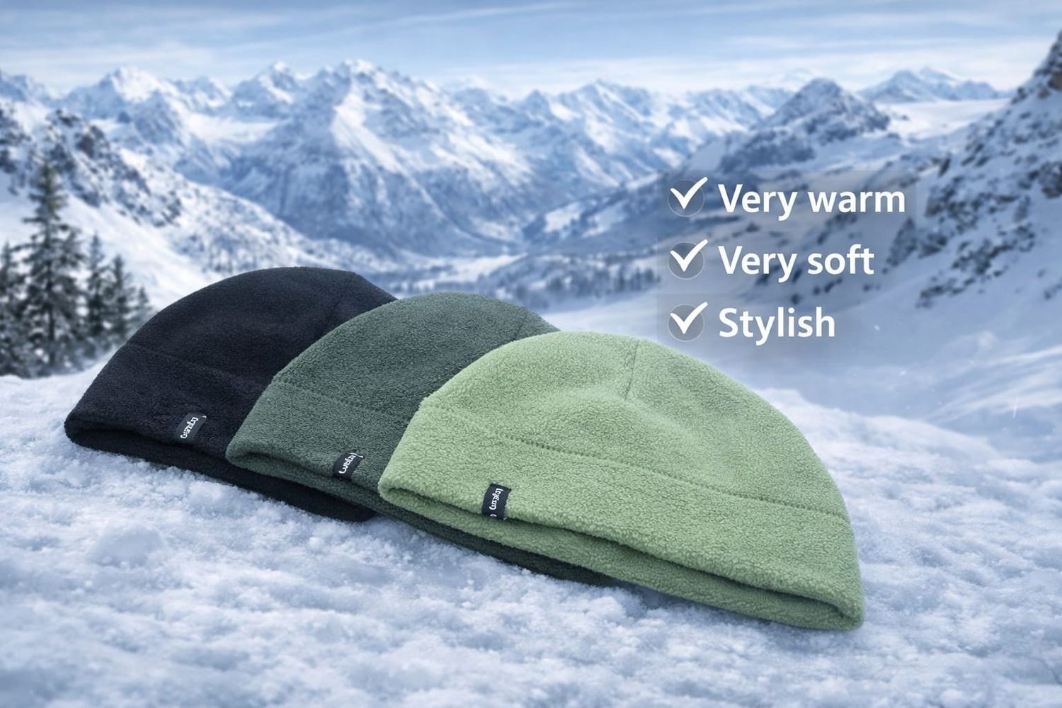 Winter Bonded Fleece Cap
