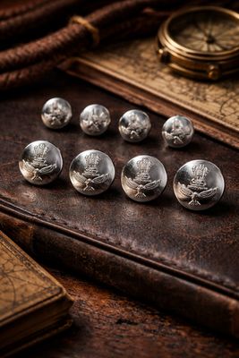 New Pattern Double Loop Tunic Buttons