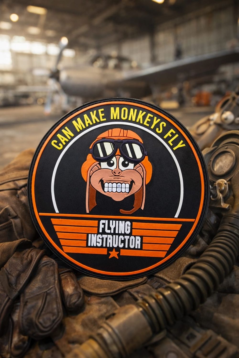  Flying Instructor Silicon Overall Patch