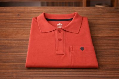 ONN Peach Collar Polo Matty T shirt