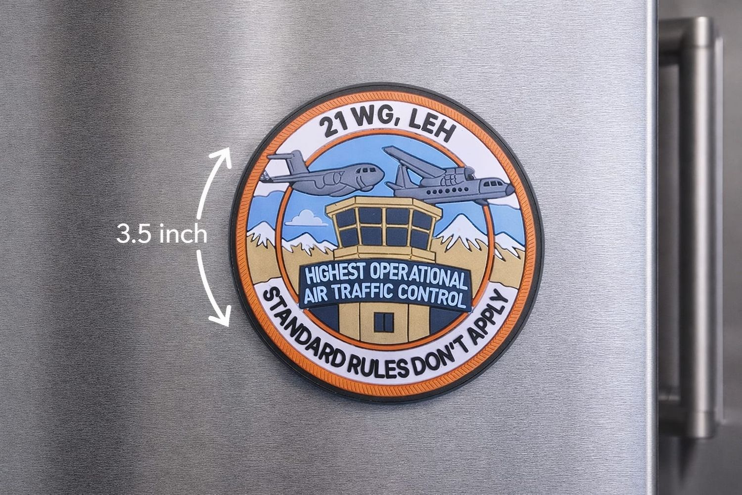 21 Wing Leh Fridge Magnet