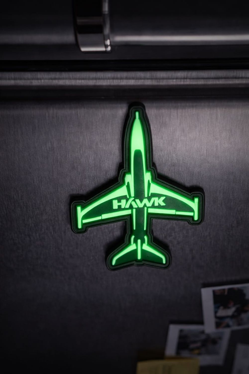 Hawk shaped Radium Fridge magnet