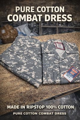 Ribstop Pure Cotton Airforce New Combat Uniform