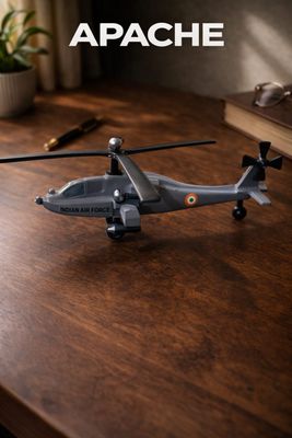 Apache Helicopter Aluminium Aircraft Model