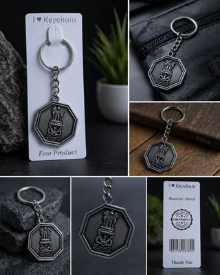 Ashoka anchor Metal Keyring 