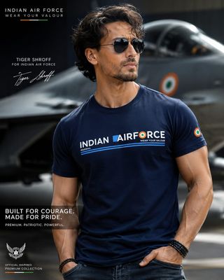 IAF Valour Navy Blue T-shirt
