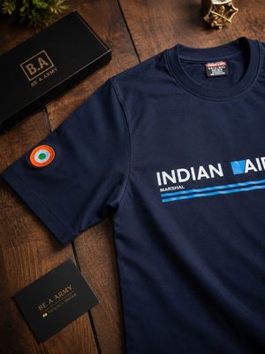 IAF Valour Navy Blue T-shirt