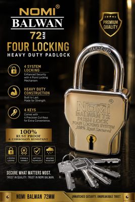 Nomi Balwan 72MM padlock