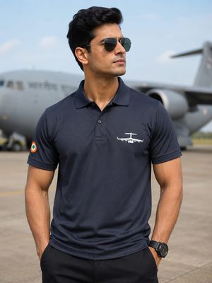 C17 Globemaster Drifit Collar T shirt