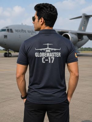 C17 Globemaster Drifit Collar T shirt