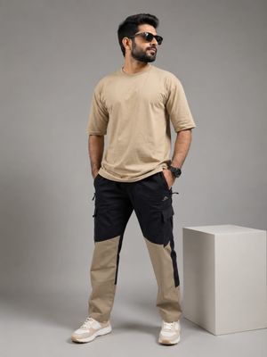 Himalyan Terry Crush Cargo &amp; Drop Shoulder Set