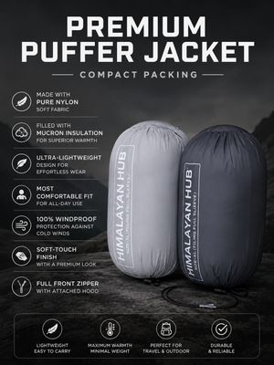 Himalyan quilting fluffy jacket