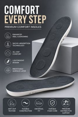 Anti- Slip Cushioning Insole KPU017