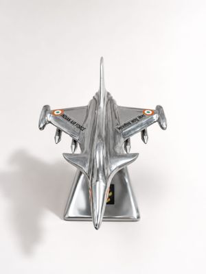 Rafale silver aircraft model