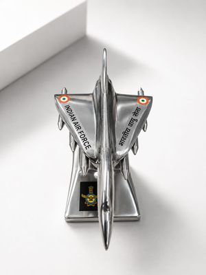 Tejas silver aircraft model