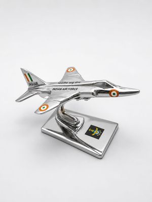 Jaguar silver aircraft model
