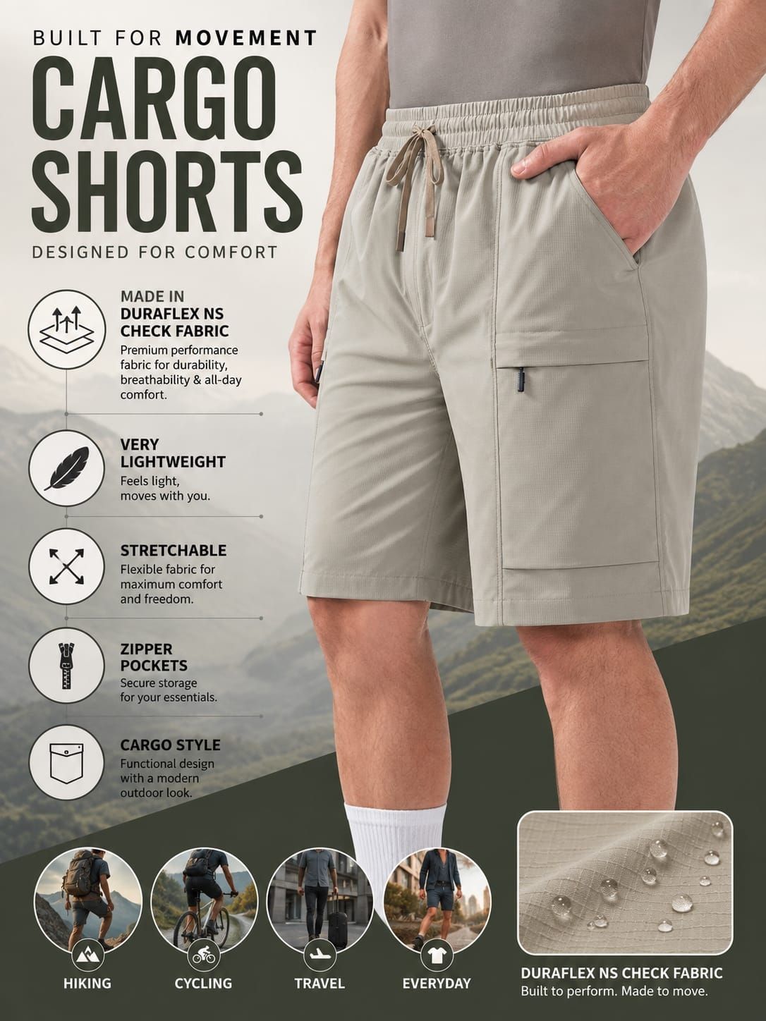 TechnoSport Cargo Shorts P954