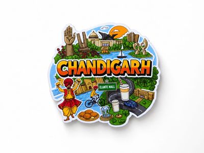 Chandigarh Acrylic Fridge Magnet