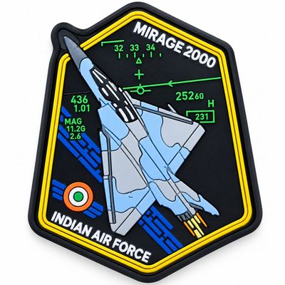Mirage 2000 Pentagonal Silicon Fridge Magnet