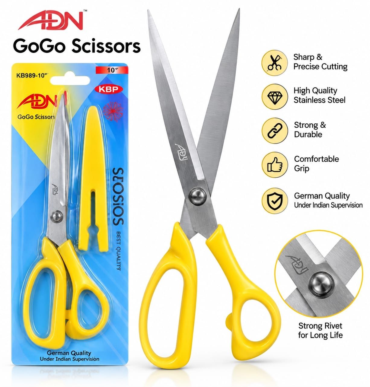ADY GoGo 10 inches Scissor