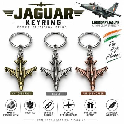 Jaguar Metal Keyring