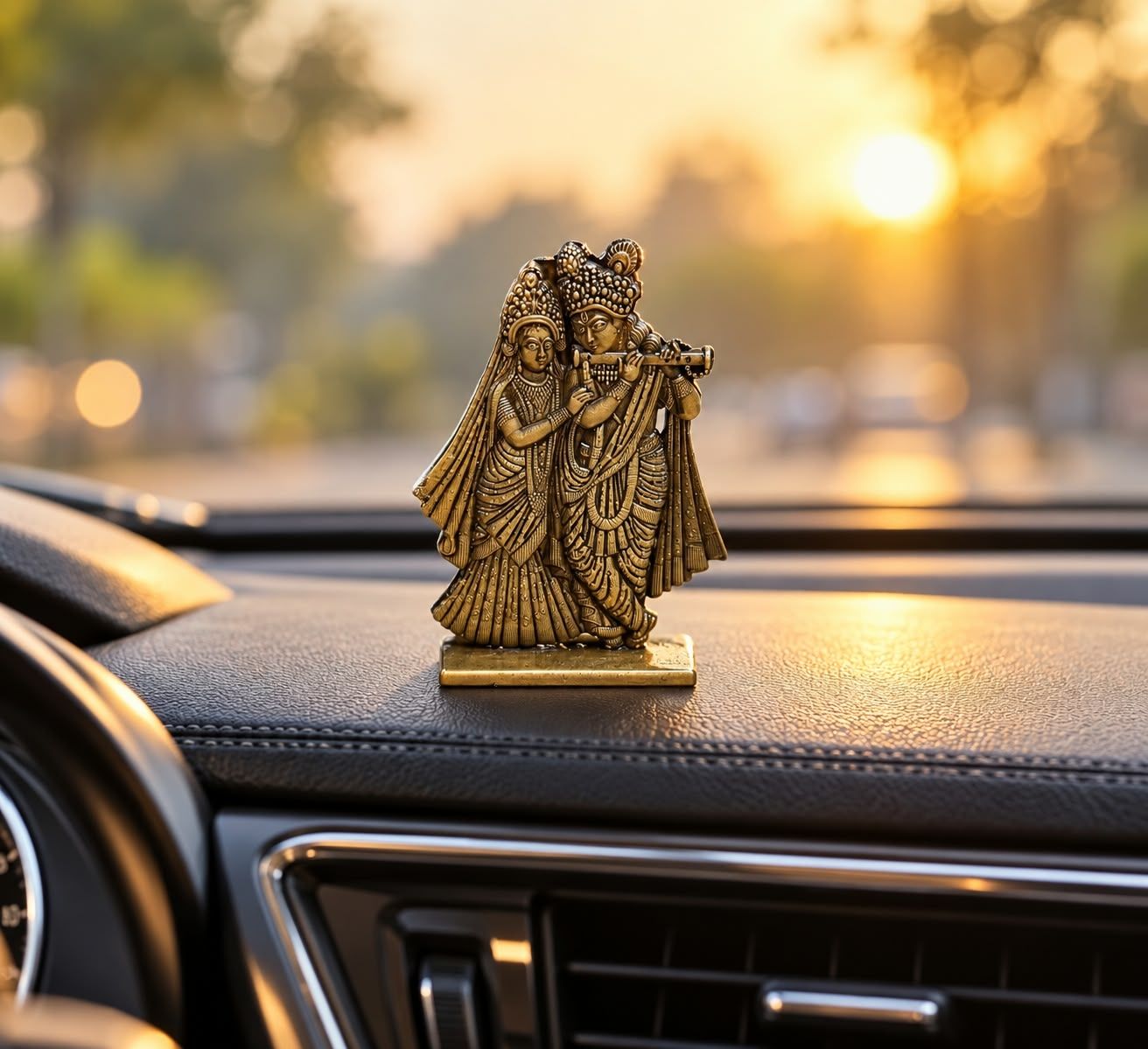 Radha krishan Car Dashboard Idol