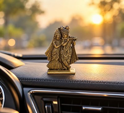 Radha krishan Car Dashboard Idol