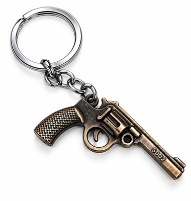 Fashion 007 Handgun Keyring