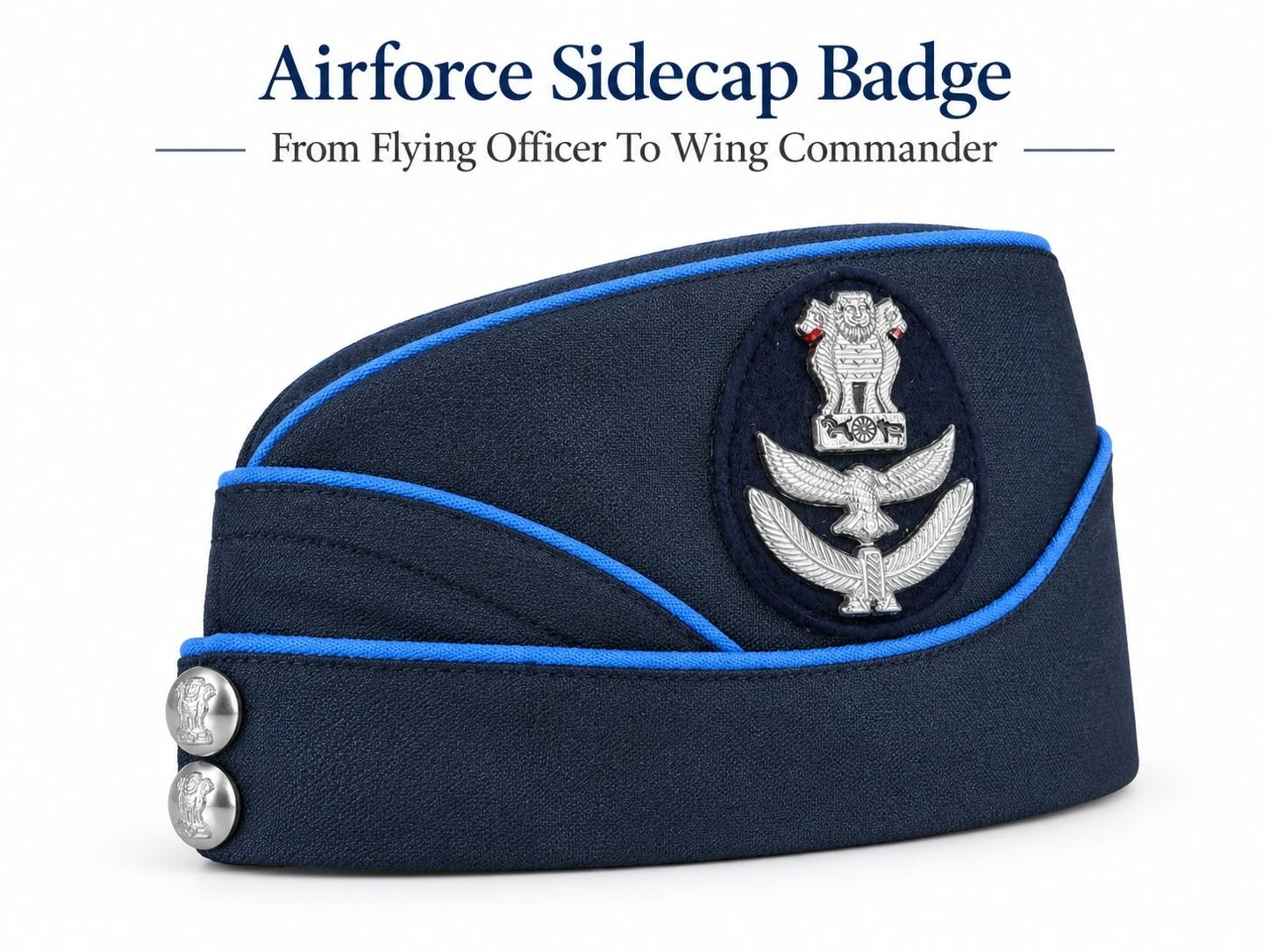 Airforce officers Sidecap Badge
