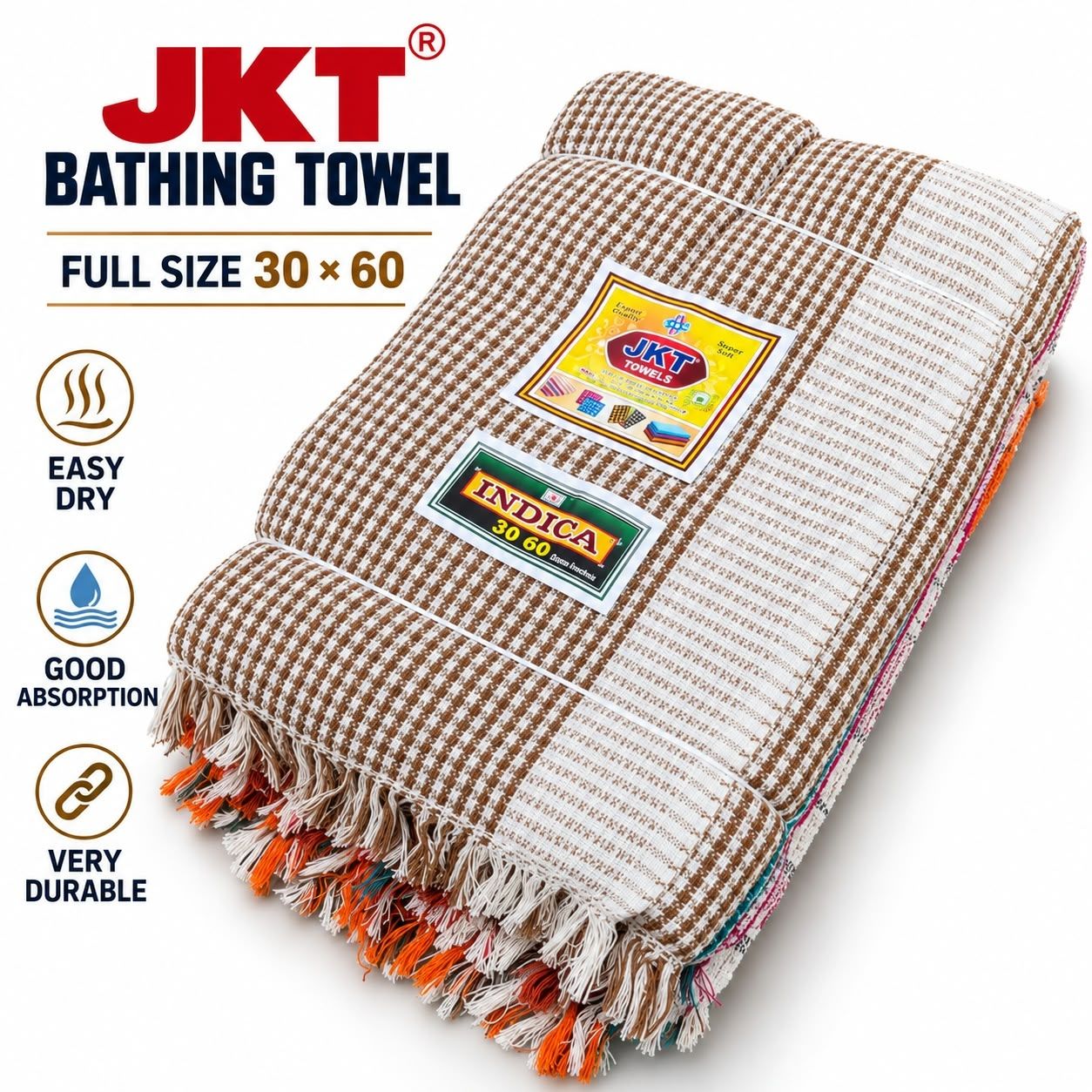 JKT Cotton Bath Towel
