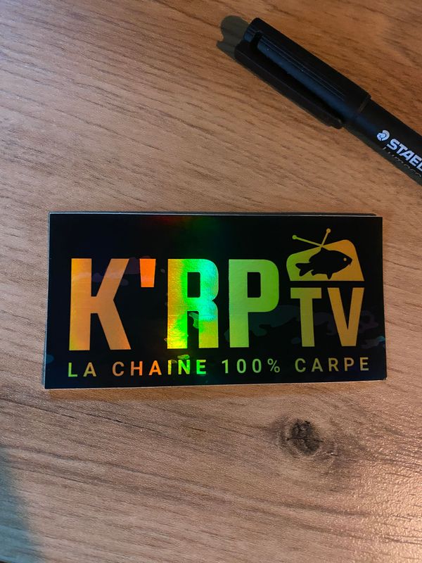 Sticker holographique K'RPTV