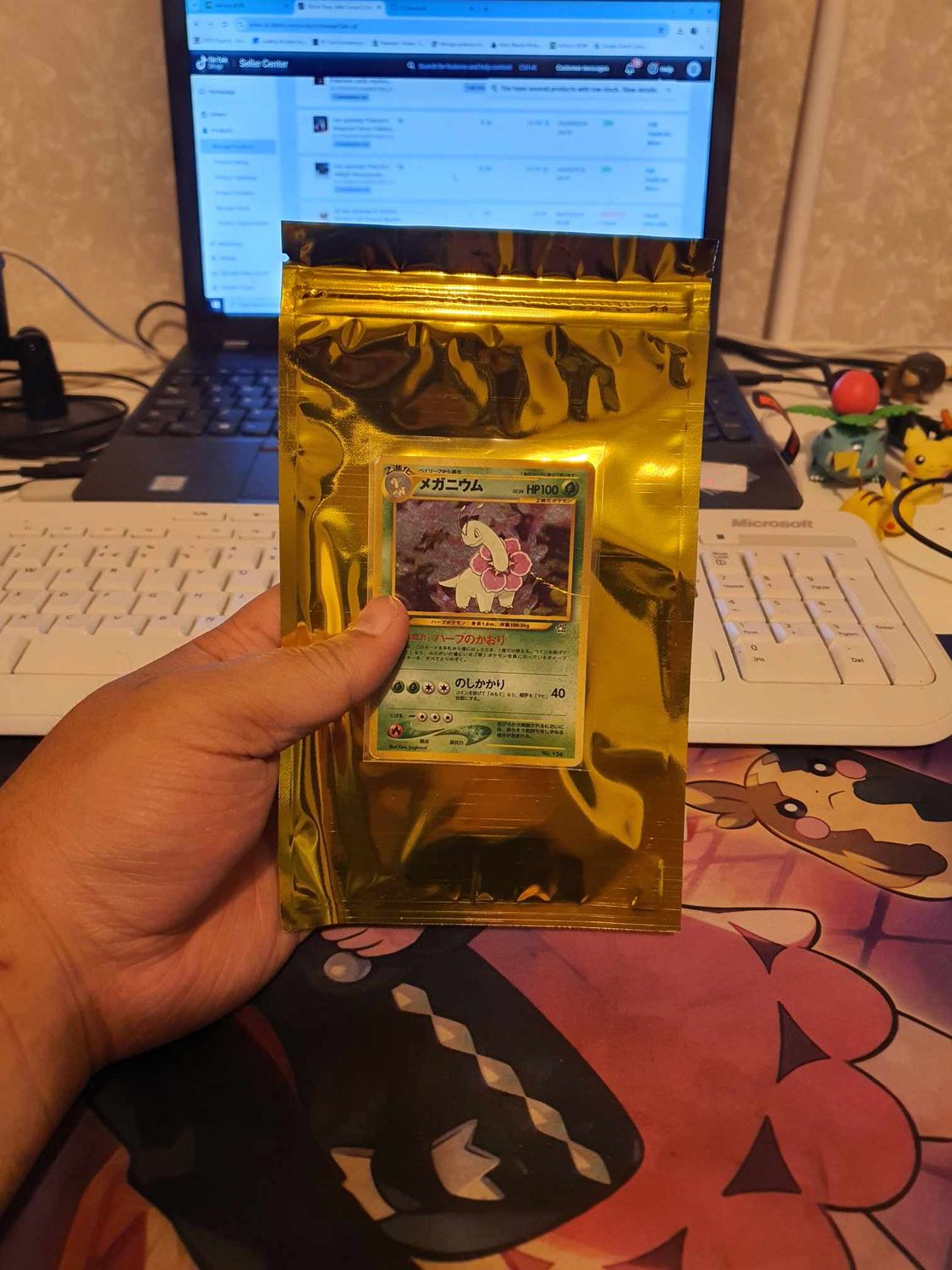 PokeJin’s Pokemon Vintage 5 Cards Bundle Mystery Pack NEW x1
