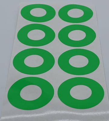 Fat Guy BSR Flo Green Wheel Dot Decals (8)