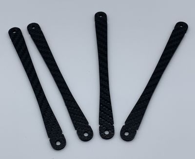 Fat Guy 4&quot; Wing/Body Carbon Print Braces