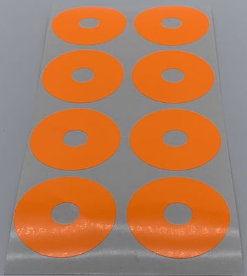 Fat Guy Quasi Speed Flo Orange Wheel Dot Decals (8)