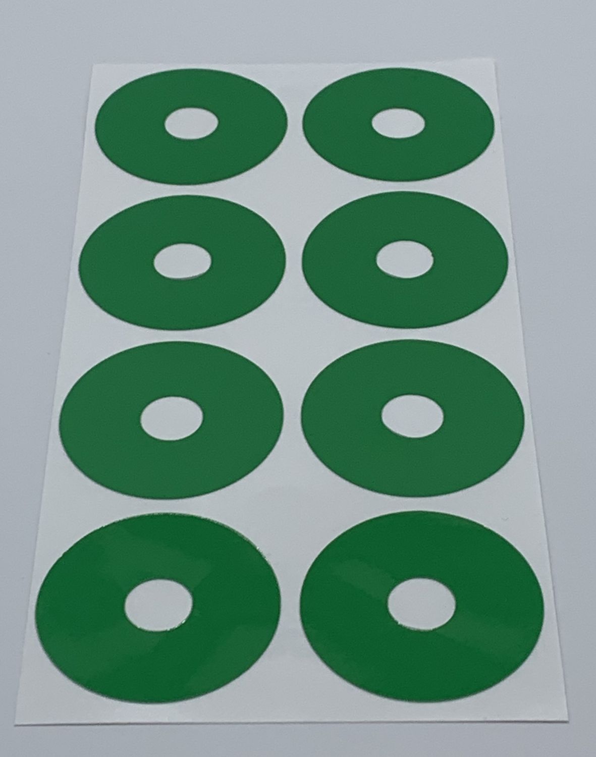 Fat Guy Quasi Speed Green Wheel Dot Decals (8)
