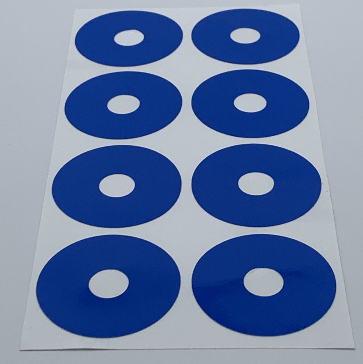 Fat Guy Quasi Speed Blue Wheel Dot Decals (8)