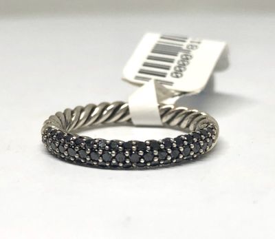 Sterl 3.1g D-.40tw Bl Dia Yurman Cable Band