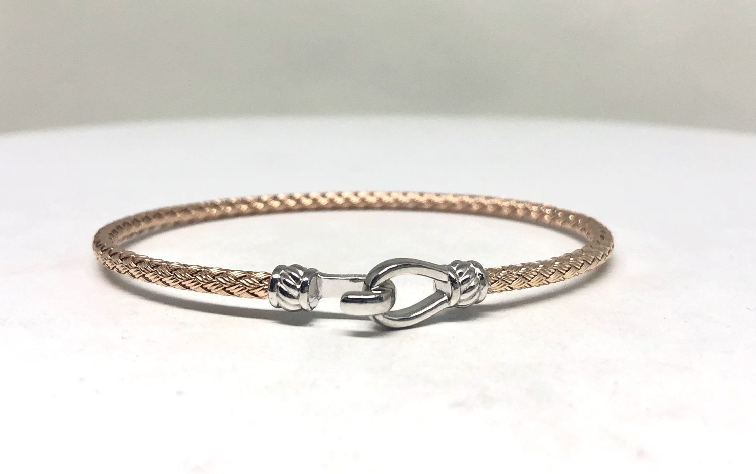 DT- Sterling Buckle Bangle Bracelet
